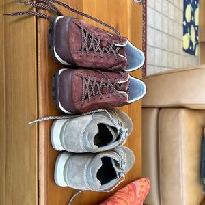 Two pair of barely used Dansko walking shoes